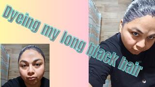 I dye my long black hair. Why don't you give it a try with me?