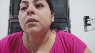 Jugando con mis ojos en primer plano