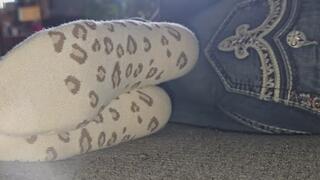 Chrissy candid socks