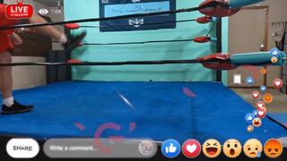 In Ring Struggling - Starring: Happy Heartfella & Model Constance - Happy berates Constance for streaming instead of training in the wrestling ring. Constance decides to tie him up and make him famous for her fans - Male Bondage Feet Gagged Guys Tape Gag