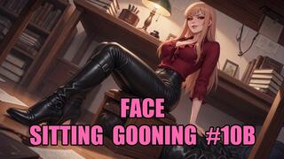 Face Sitting Gooning #10B: Surrender Beneath My Heavy Goddess Ass (Animated)