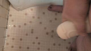 Mr Panda Jerks Off In The Shower