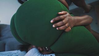 Gassy BBW African Booty Workout Trainer Farts On Disrespectful Client’s Face! Brutal Facesitting Smother, Ass Worship & Stinky Fart Domination (MISTRESS PEARL vs TONYA)