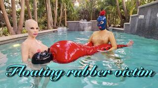Floating rubber victim