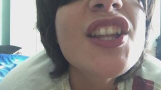 Bad Breath Compilation – Up Close Teasing & Breath Play