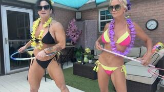Tatiana Steele And Kandylegs Show The World Their Hula Hoop Skills