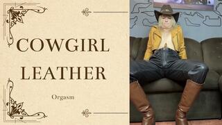 cowgirl leather new boots orgasm