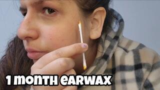 Earwax Removal After One Month - Deep Ear Cleaning Close Up