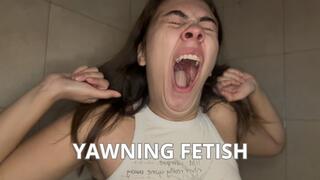 Tired Girl Yawn Fetish