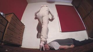 Pyjama Party High Heel Trample FLOOR CAM (4K)
