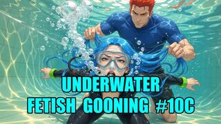 Underwater Fetish Gooning #10C: Mesmeric Depths of the Aquatic Mistress (Animated, Music)