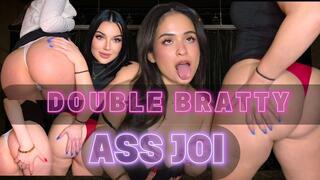 Double Bratty Ass JOI - Featuring Princess Alex