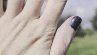 Dark Green Colorshift Nail Polish