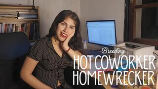 Hot coworker seduces you to fuck her and breed her