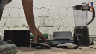 The right way for old electrical stuff floor view