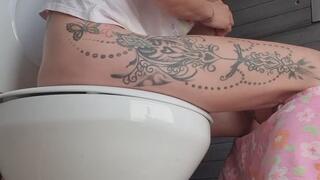 MY INTIMATE MOMENT IN A PUBLIC TOILET AND YOU'RE WATCHING.
