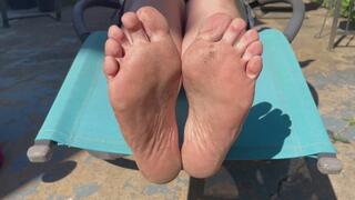Dirty Garden Barefoot Soles Licked Clean by Nosey Neighbor