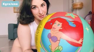 Punishing, Stretching, and Popping my Disney Beach Balls + Disney Inflatable - Heat Stretching