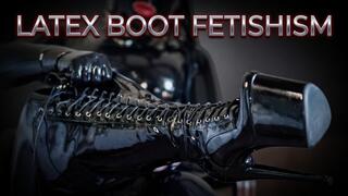 Latex Mistress in High Heel Boots
