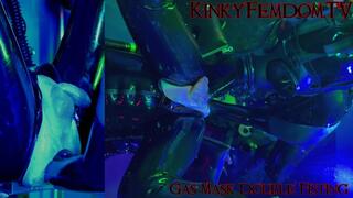 Gas Mask Double Anal Fisting Birds Eye ft Mistress Lunatika Slave Maz Morbid @mazmorbidfetish #femdom #latex #fisting