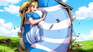 Alice in Wonderland Anime House Growth