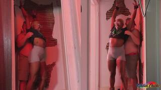 Peach Fuzz Restrained & Standing in the Corner to Scream from Tickling Pt1