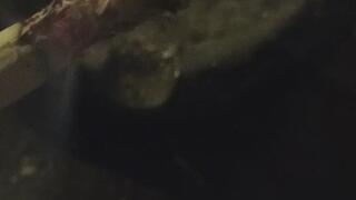 Faceless smoker smokes rollie focus on ash, cherry and smoke. New creator , first video