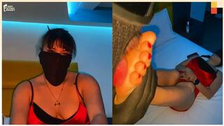 Blindfolded Beauty Becomes My Secret Foot Slut While His BF Is Working a Full Shift