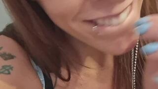 Housewife Lifts Her Dress To Piss