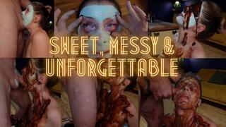 Messy Chocolate Mask Double Cum In Eyes 1080p