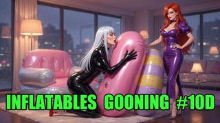 Inflatables Gooning #10D: Vinyl Void Surrender (Animated, Music, Text).