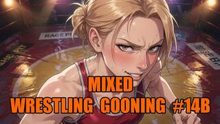 Mixed Wrestling Gooning #14B: Mesmerized by the Scissor Queen (Animated)