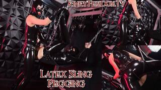 Latex Sling Pegging 4K ft Latex Mistress Isla Maz Morbid