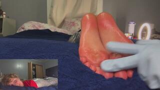 Mummified Soles Tickling - Dual POV