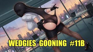 Wedgies Gooning #11B: Bratty Domme's Endless Panty Tugs (Animated)