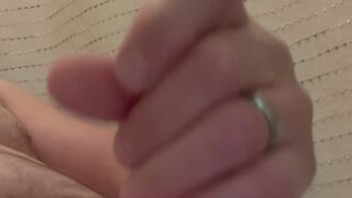 Hairy belly pov jerking off