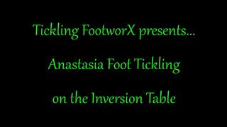Anastasia Foot Tickling on the Inversion Table