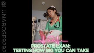 PROSTATE EXAM: HOW BIG CAN YOU TAKE IT! POV