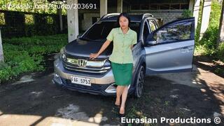 333 - Ella M revving Honda