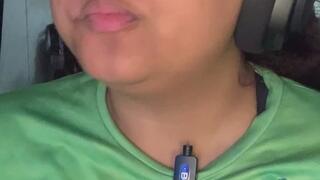 Eating 2 Burgers and a Sprite (Chewing mic)