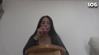 Gisela Big Butt Destroys Dinoco Car While Vaping Brutal Ass Crushing