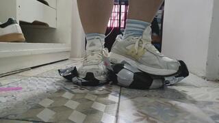 Destruction beneath my feet (ruined balloons)
