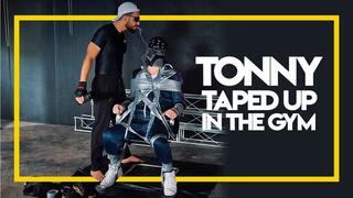 Tonny Taped Up at the Gym! (1080p) Gay Bondage - Gay Domination - Tape Bondage - Punching - Gym - Duct Tape - BDSM - C4SBondage26