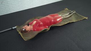 Red dress no escape when it s over vacuum packaging covered WMV