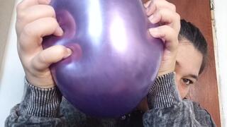 scratched balloon without being popped