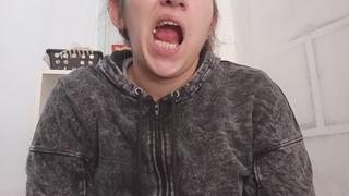 Lola chews her gum