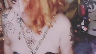 Uncensored Steel Teasing Metal Chastity Bra & Locking Belt Focus