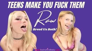 Teens Make You Fuck them Raw and Breed Them - Breeding Fetish - Impregnation - No Condom - Cum in Me - Creampie - Squat riding - Virgin Deflower - Virginity