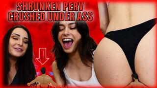 Shrunken Perv Crushed Under Ass - Cruel Jewell And Commander Jinx (HD1080p)