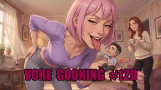 Vore Gooning #12D: Vore Mind Control Surrender (Animated, Music, Text)